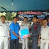 สหกรณ์ออมทรัพย์ตำรวจกระบี่ จำกัด มอบกาแฟ ขนมต่างๆ ให้กับจุดตรวจในช่วงเทศกาลสงกรานต์ ในจังหวัดกระบี่ 