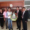 มอบกระเข้าอวยพรปีใหม่ 2557 เมื่อวันที่  3 มกราคม  2557